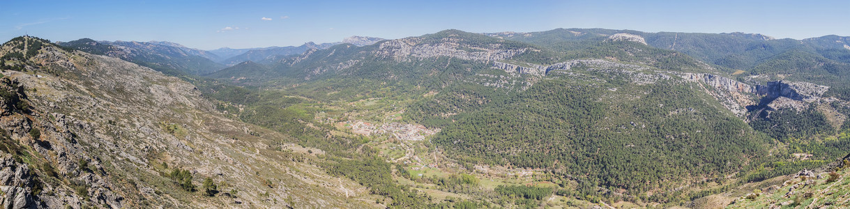 弗里山Cazorla Jaen Spai 塞拉-卡佐拉 Jaen和Spai的观点 场地 水库背景