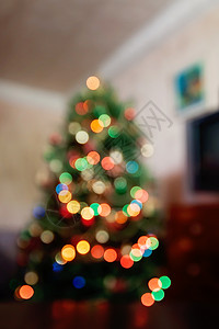 具有散焦光的抽象圣诞背景 快乐的 奢华 模糊 墙纸背景图片