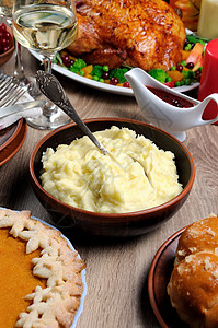 宴会菜单感恩节日 肉汁 假期 甜酸 午餐时间 吃 食物 营养地背景