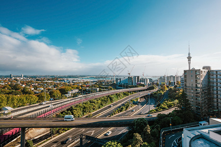 新西兰奥克兰 白天 天塔 伊甸园 建筑学 城市景观 山 市中心图片