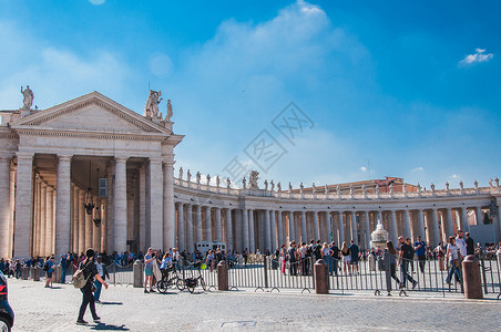 米歇尔广场罗马意大利圣彼得罗广场的伯尼尼殖民 旅游 米歇尔背景