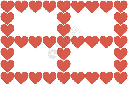 白色背景上的红心设计 LoveHeart情人节 可用于文章印刷插图目的背景网站企业演示文稿产品促销等 爱 促销活动背景图片