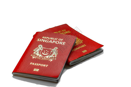 新加坡护照检查点访问高清图片