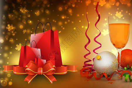 圣诞晚会庆祝活动 新年 假期 2014新年 玻璃 爱 弓图片