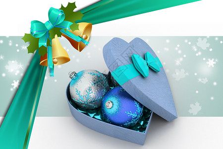 带气泡的新年礼盒 艺术 弓 插图 展示 庆典 节日图片