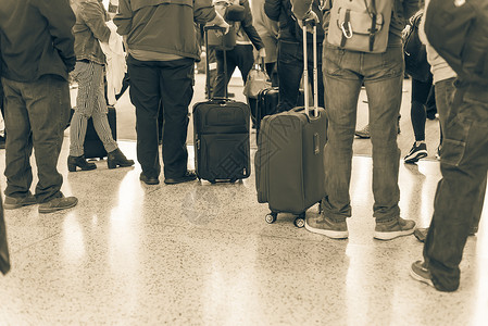 西雅图机场移民安全高清图片