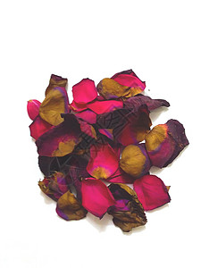 深粉红玫瑰花瓣背景图片