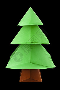 折纸风格树圣诞树 明信片 卡片 数字 枞树 艺术 装饰风格 爱好背景