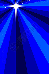 蓝圣诞星 蓝色的 圣诞图标 圣诞节 基督教 射线背景图片
