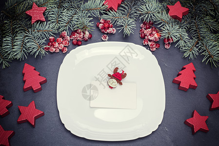 空白方块 餐具 食物 纸 庆典 装饰风格 干净的背景图片
