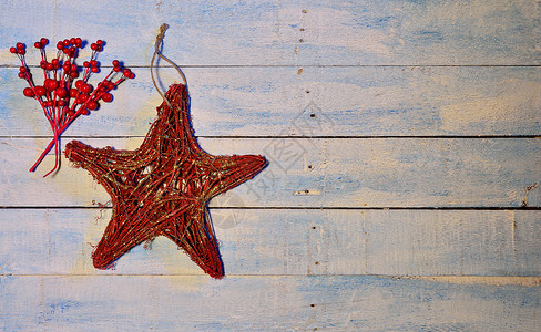 圣诞装饰品和木桌 喜庆的 庆典 木制的 季节背景图片