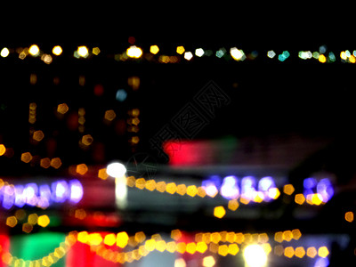 码头夜光多彩 建筑学 天空 窗户 假期 塔 背景虚化背景图片