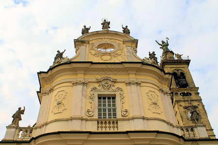 金金雕 雕像 宗教 伦巴第大区 教会 建筑 金的 玛丽亚图片
