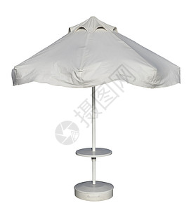 海滩雨伞 - 白色 旅行 棕褐色 户外的 小路 遮阳棚背景图片