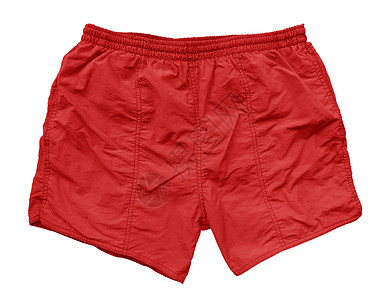 游泳短裤 - 红色 内衣 运动 拳击手 男性 运动的 剪裁背景图片