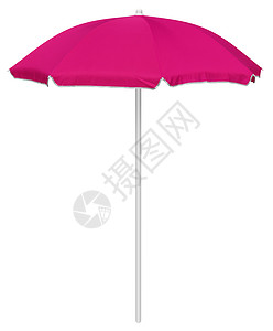 海滩伞-粉红色 白色的 晒黑 户外的 遮阳棚图片