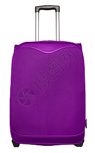 旅行袋 - 紫色 手提箱 游客 货物 闲暇 旅游背景图片