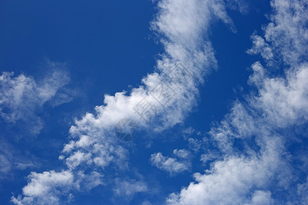 蓝色天空背景和云层 地平线 快乐的 假期 自由 蓝色的 美丽图片