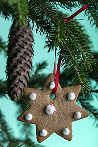 圣诞节饼干 可口 糖 玻璃 装饰风格 庆典 甜点图片