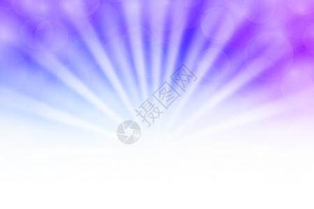 柔和的紫色散景灯光束照在渐变紫色背景和白色副本上 快乐的 微光背景图片