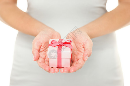 礼品 女性 礼物 戒指 生日 丝带 庆典 美丽的 圣诞节 盒子图片