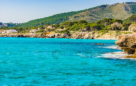 西班牙地中海海岛海岸景观图片