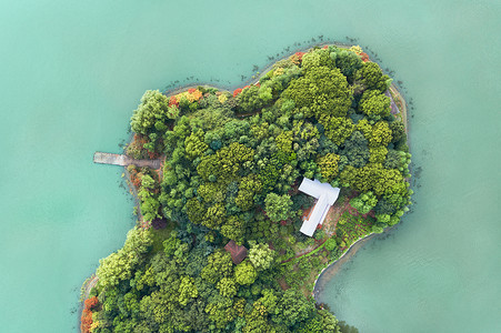 东望湖望着湖里的小岛 放松 海景 旅游 自然 面相 苏州 假期背景