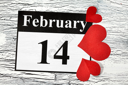 2月14日情人节   红纸的心脏 笔记背景图片