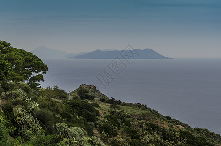 西西西西西里岛北海岸全景图图片