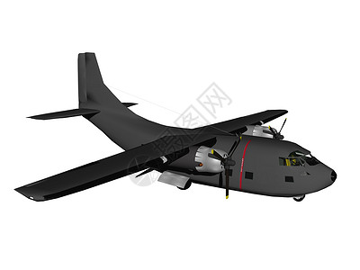 配备螺旋桨的重型军用运输飞机 金属的 涡轮螺旋桨飞机 军用飞机背景图片