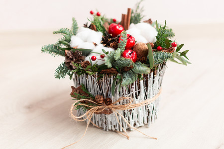 科鲁尼亚圣诞装饰品配有康乃馨 菊花圣尼 布鲁尼亚和壁画 自然 植物背景