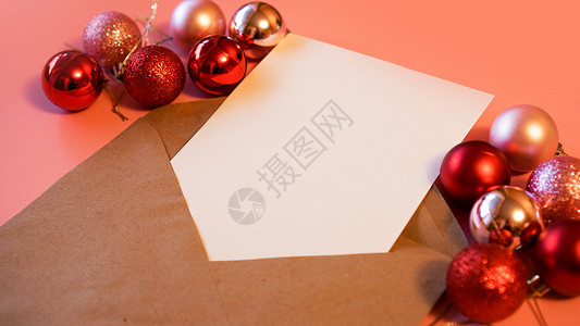 空白纸纸纸纸纸纸纸袋 Kraft纸信封 新年的概念 季节 卡片图片