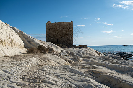 海边石屋阿格里真托美丽的高清图片