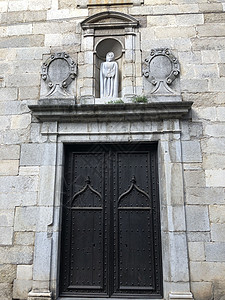 门施利赫来自巴西圣菲利乌教堂的门背景