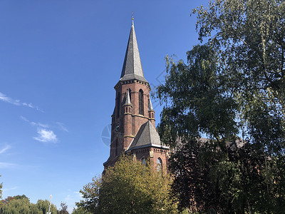 伊塞尔堡圣巴塞洛穆乌斯教堂背景图片