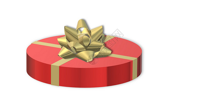约惠38丝带上惠特孤立的红色礼品盒 季节 卡片背景