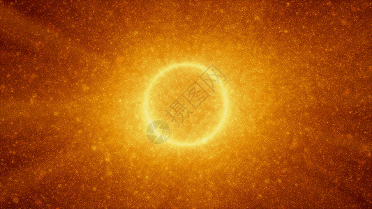 抽象粒子太阳太阳耀斑粒子 全息图 平视显示器 背景虚化 辉光背景图片