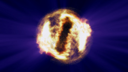 抽象粒子太阳太阳耀斑粒子 辐射 魔法 派对 火背景图片