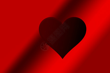 情人节背景与红色心形作为爱概念 婚礼 浪漫 爱心背景图片