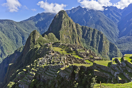 阳光明媚的一天 秘鲁 南美洲 古庙 高海拔 自然高清图片