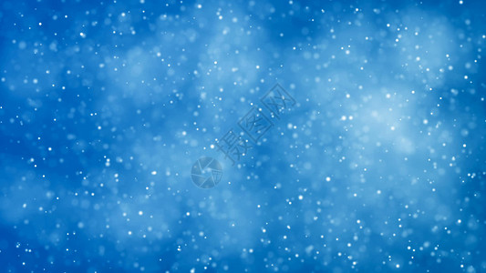 背景与漂亮的飘落雪花 3D 渲染 十二月 星星背景图片
