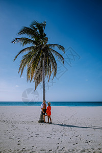 棕榈滩加勒比海滩沿海高清图片