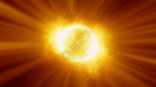抽象粒子太阳太阳耀斑粒子 天文学 太阳能 热浪 全息图背景图片