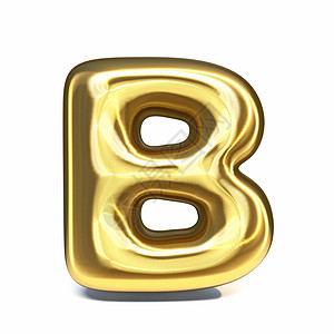 金色字体字母 B 3背景图片