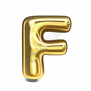 金色字体字母 F 3背景图片
