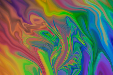 抽象多色幻想液体背景 模糊 氖 彩虹色的 新年背景图片
