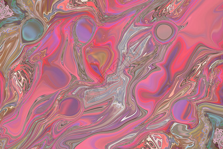 抽象多色幻想液体背景 彩虹色的 氖 粉色的 假期 插图背景图片