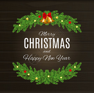 圣诞节卡片矢量圣诞快乐和新年快乐海报 它制作图案矢量 圣诞节背景