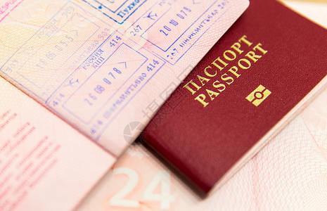 俄罗斯护照 安全 游客 旅游 合法的 移民 外国的旅行高清图片素材