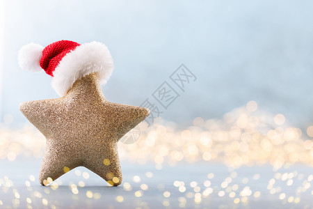 圣诞明星的金色布基背景 闪亮的 问候语 墙纸 喜庆的 季节背景图片